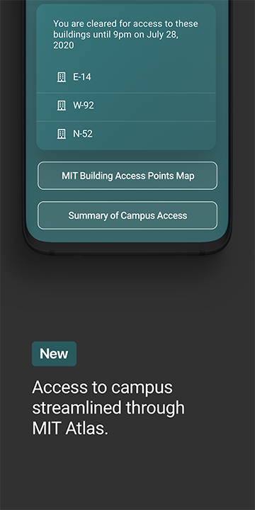 Access to campus streamlined through MIT Atlas mobile